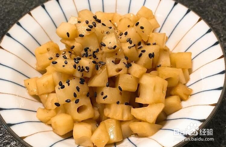 糖醋藕丁的做法