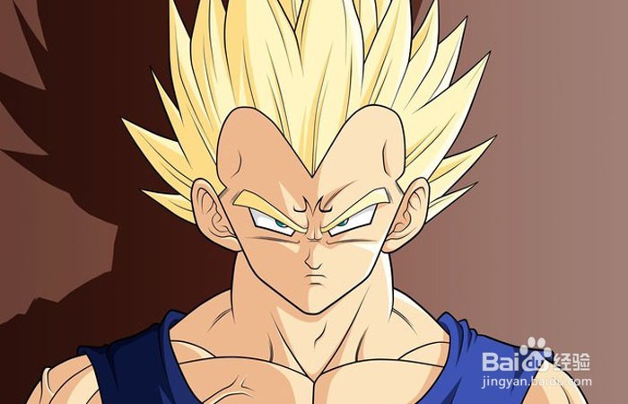 七龙珠贝吉塔绘画方法