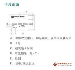 农行信用卡的有效期怎么看