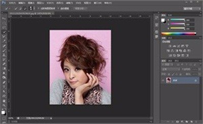 PS教程怎样快速抠出散乱头发丝证件照换背景