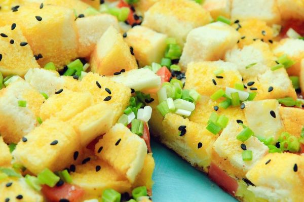 馒头火腿鸡蛋饼