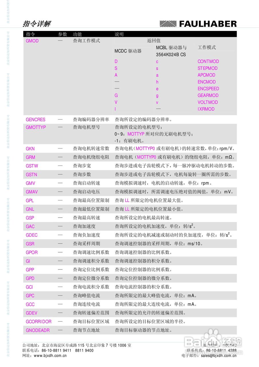 FAULHABER伺服控制单元3564K024B CS运动控制器MCBL :[5]