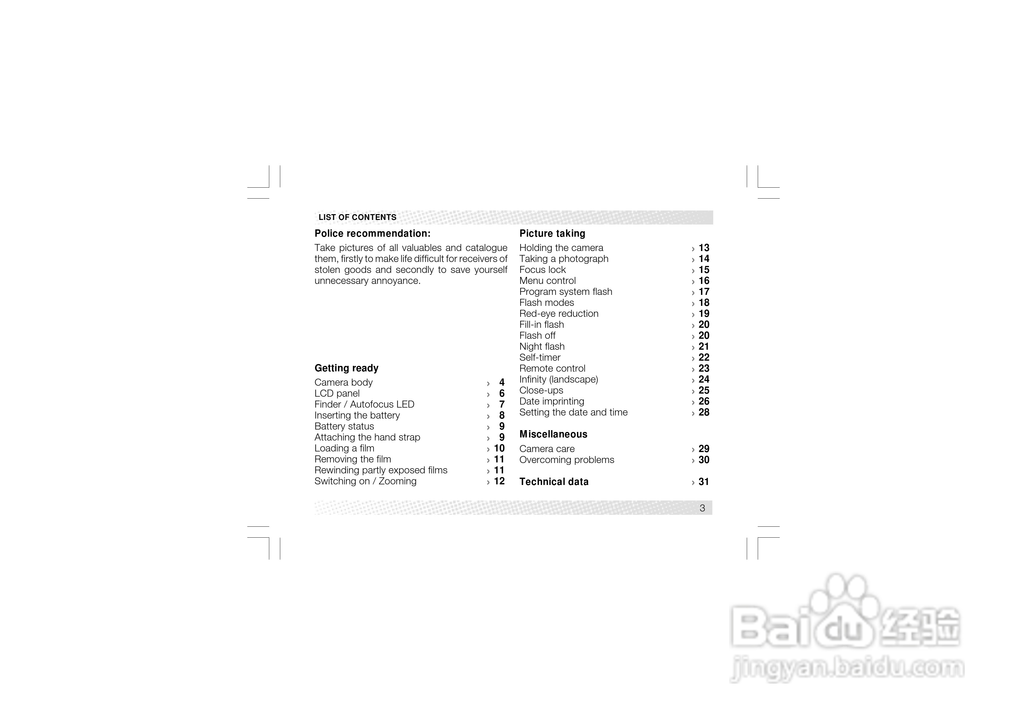 Rollei Prego 100/130 WA型数码相机使用说明书:[1]