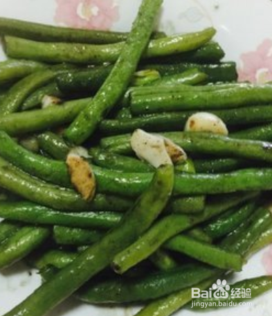 蒜蓉豆角的做法