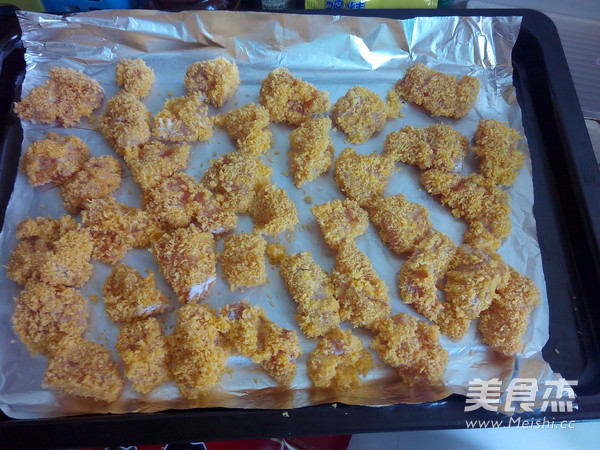 烤箱无油鸡米花