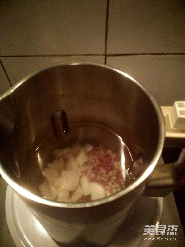 红豆薏米山药糊