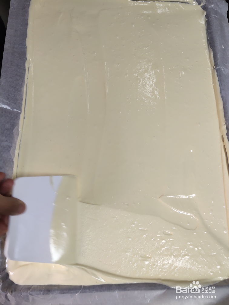 西点柔软戚风蛋糕卷的做法