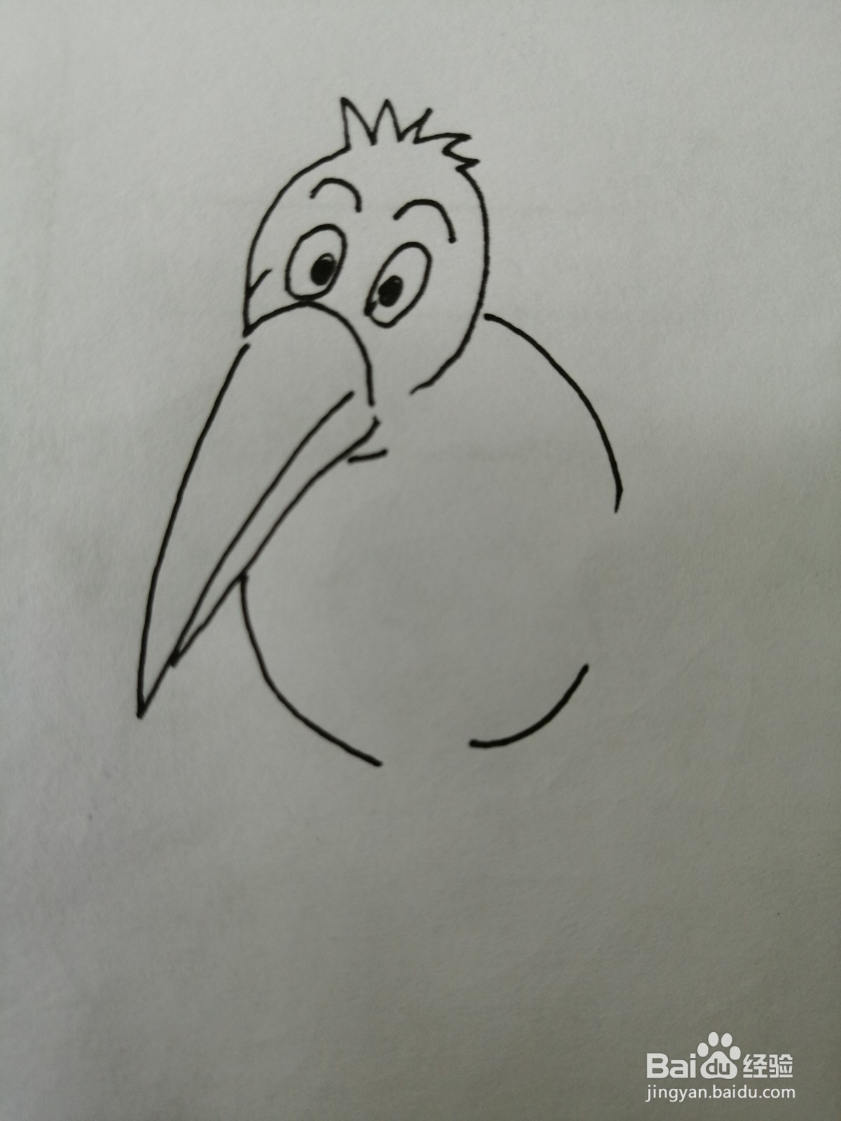 简笔画小鸟怎么画