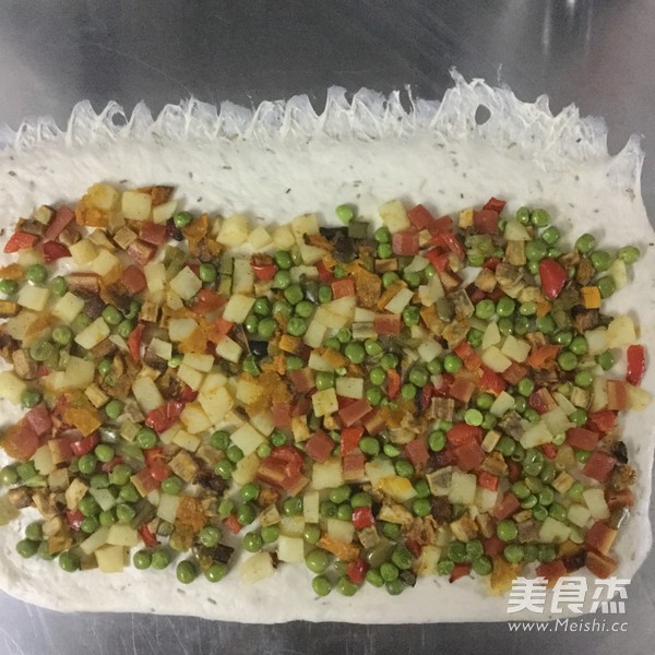 意式蔬菜面包卷