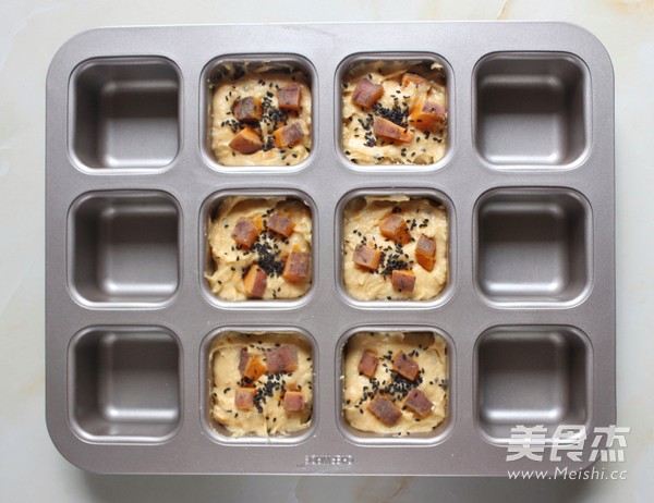 黑芝麻甘薯蛋糕