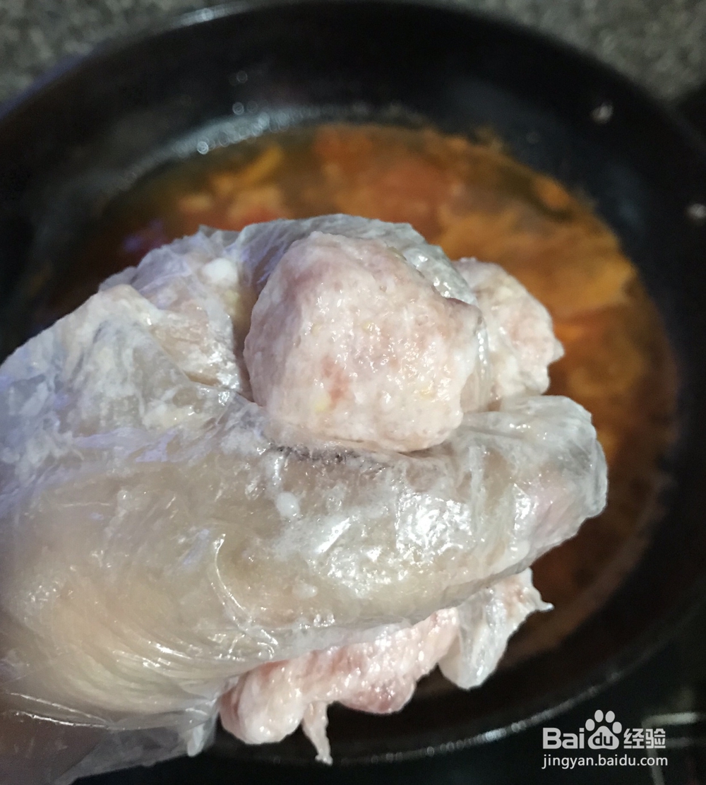 鲜美的番茄丸子汤Q弹小丸子怎么做?