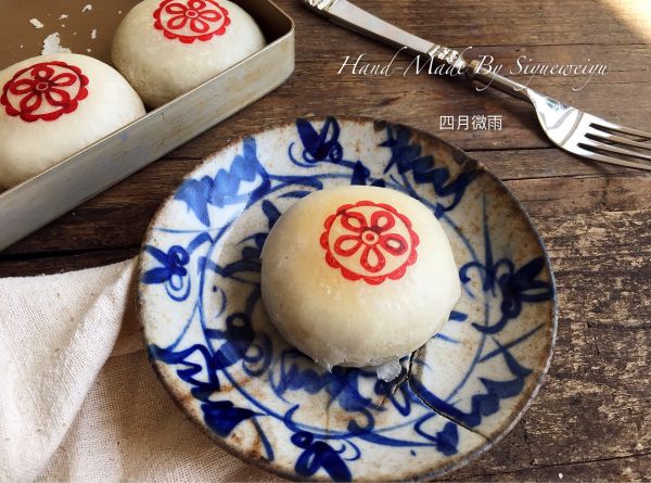 麻薯玫瑰豆沙酥