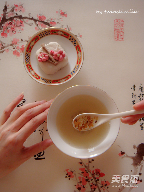 创意中式酥皮点心红梅报春