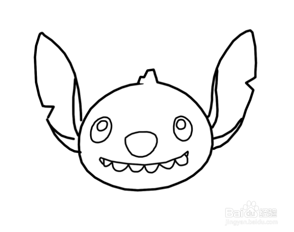 卡通简笔画：史迪仔