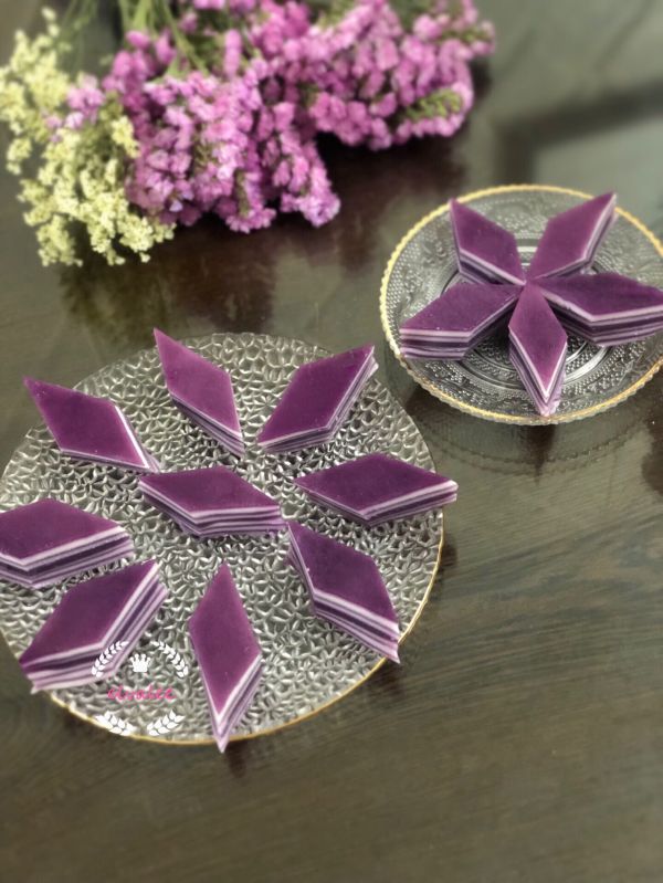 紫薯椰汁千层马蹄糕