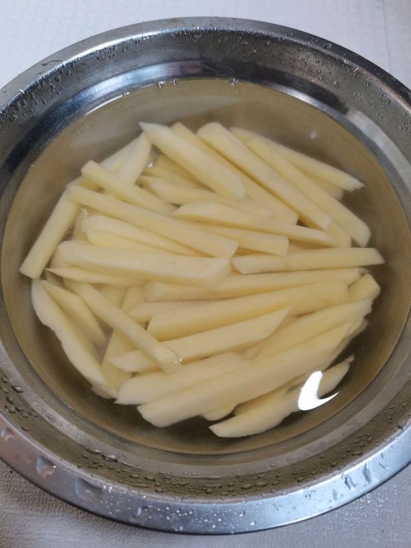 自制无油炸薯条