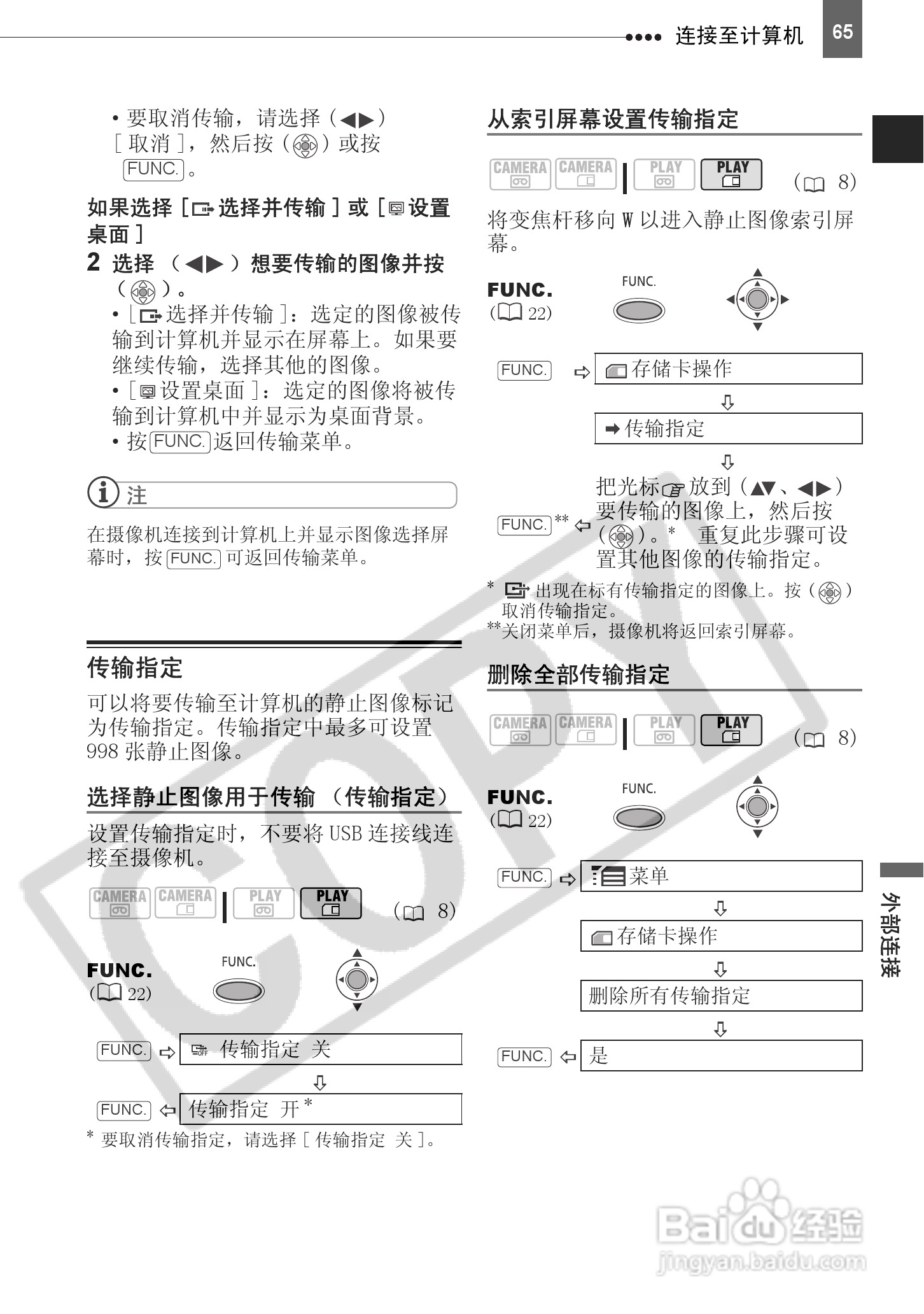 佳能MD140数码摄相机使用说明书:[7]