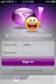 iPhone和电脑用yahoo! Messenger实现视频通话