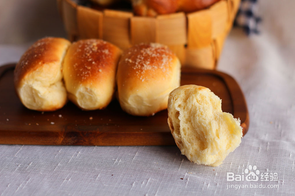奶油餐包的做法