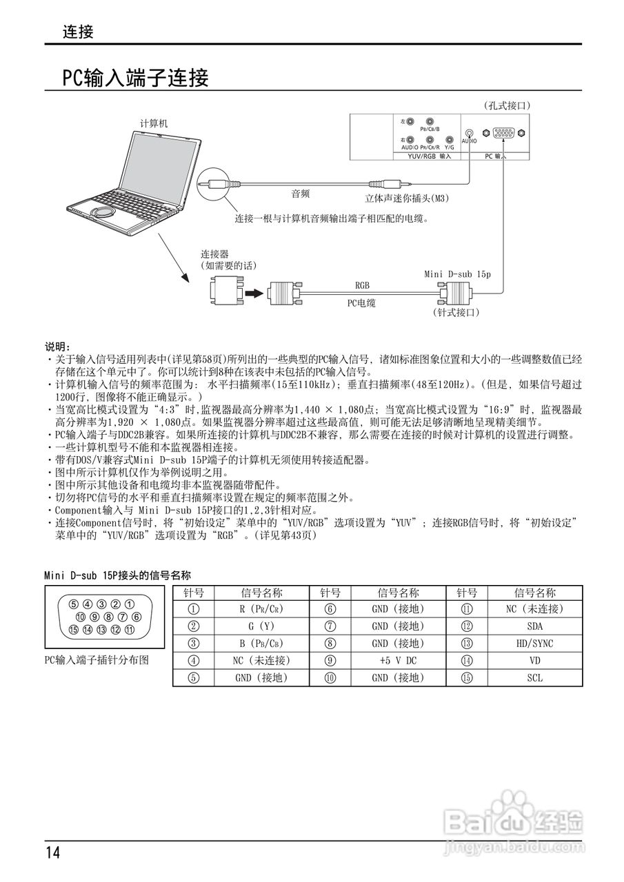 松下TH-103VX200C等离子监视器使用说明书:[2]