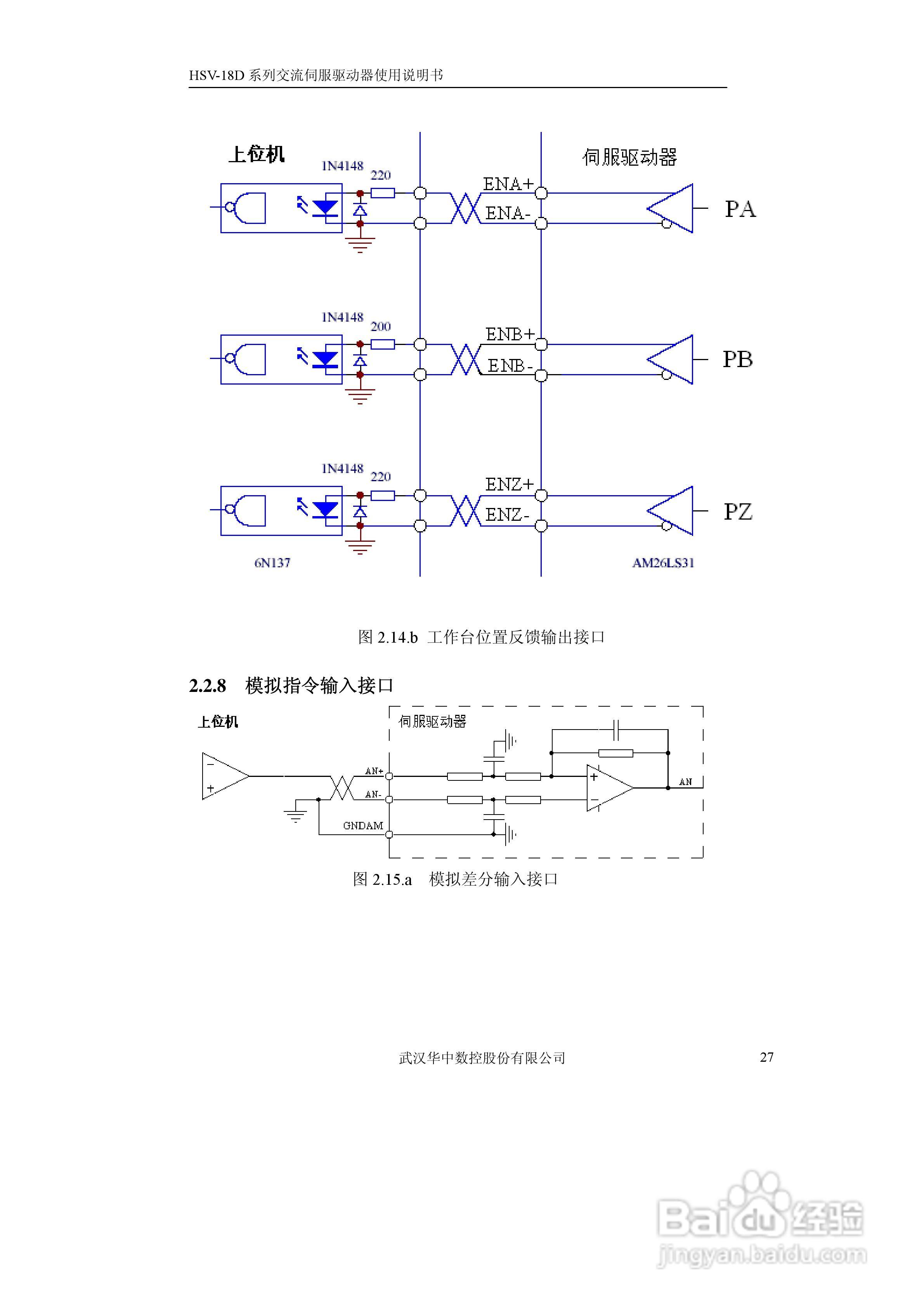 华中数控HVS-18D系列交流伺服驱动器使用说明书:[3]
