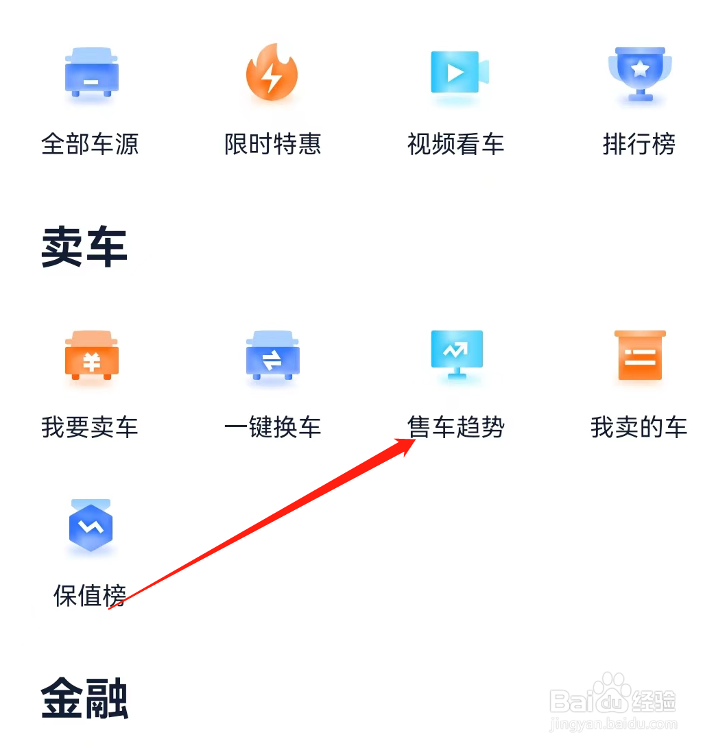汽车之家怎么查看售车趋势