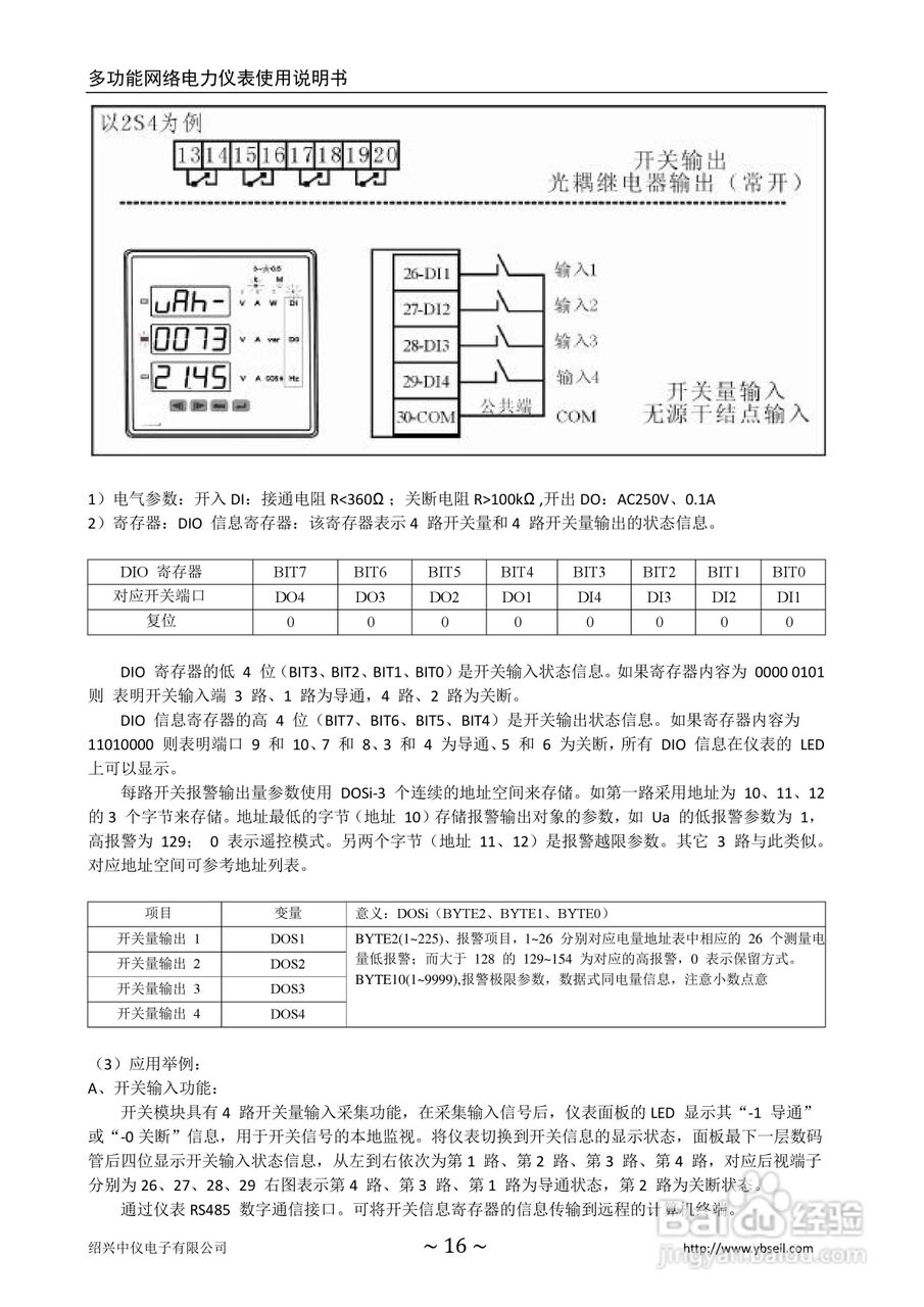 中仪电子 ZYC-Z系列多功能网络电力仪表使用说明书:[2]