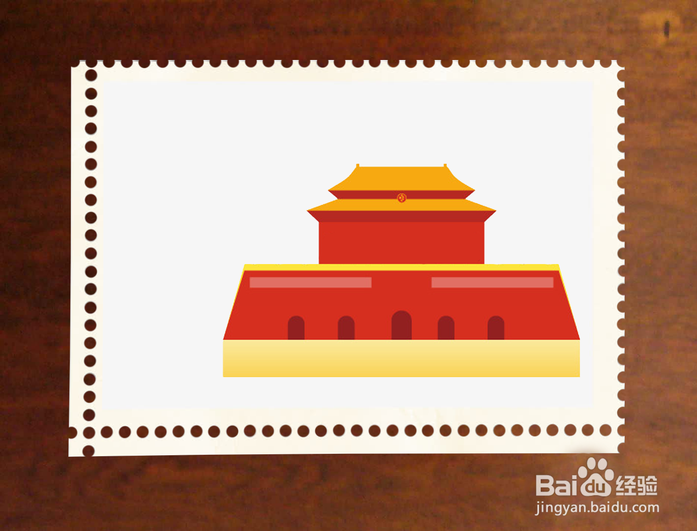 国庆天安门简笔画