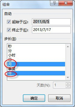 excel中如何使用数据透视表实现按月汇总？