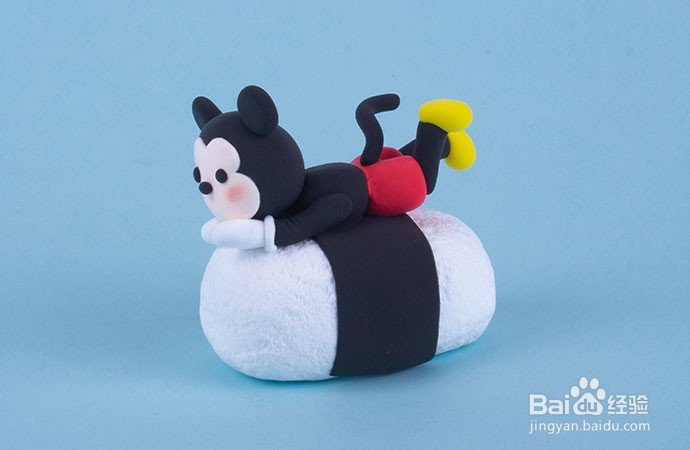 米老鼠饭团粘土制作教程