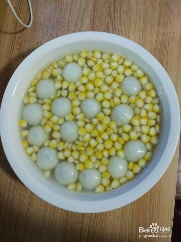 玉米汤圆,甜品