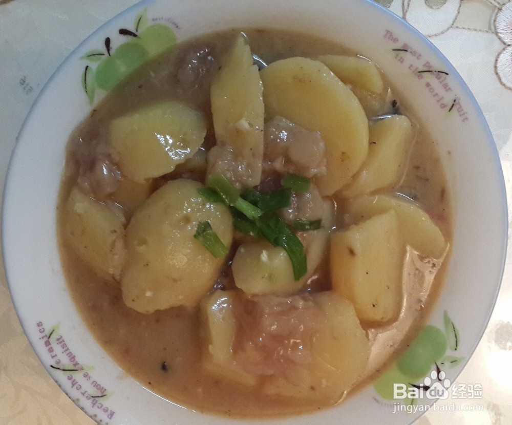 牛筋烧土豆——Q弹 胶原蛋白