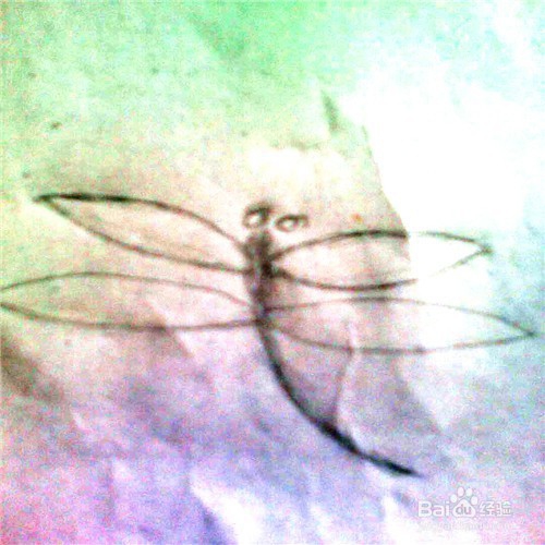 简笔画蜻蜓的画法