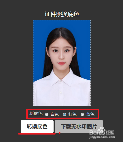 简单快捷地更换证件照背景颜色的方法