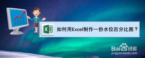 如何用Excel制作一份水位百分比图?