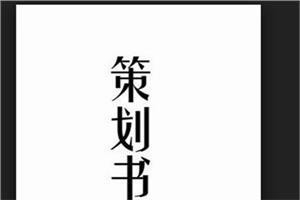 怎么写商业策划书（案）？
