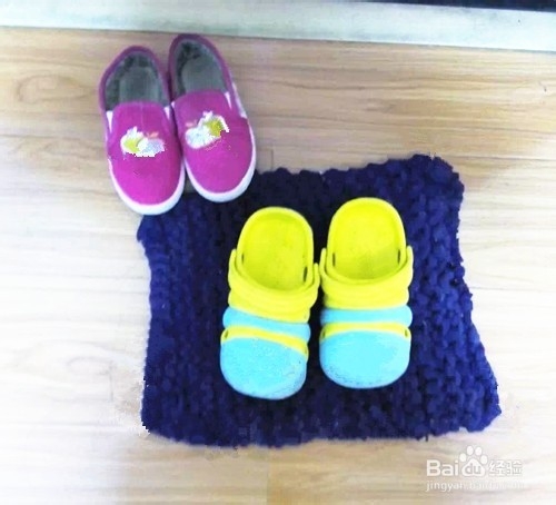 废旧衣物改造成地垫