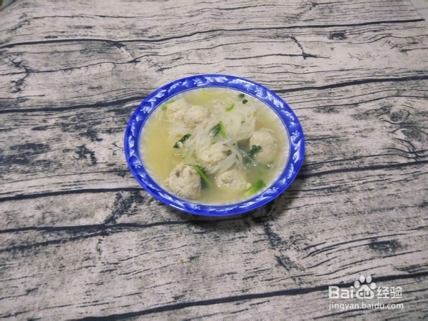 营养好喝的白萝卜丸子汤