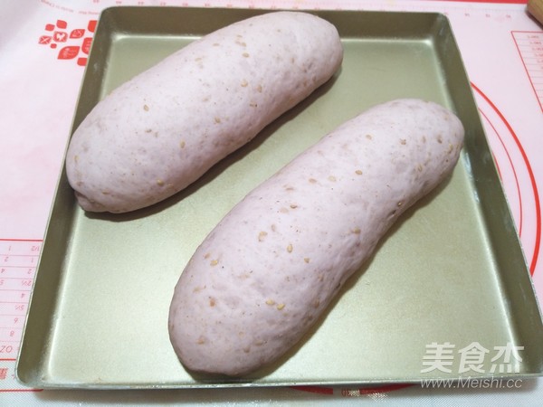 紫薯亚麻籽软欧