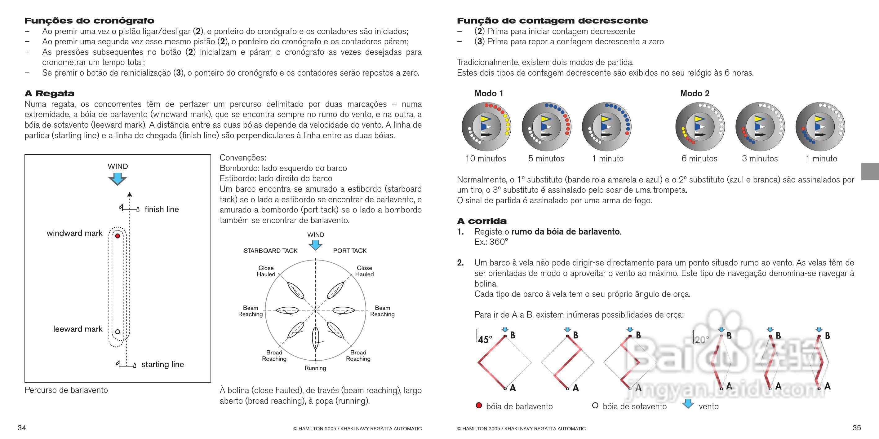 Hamilton汉密尔顿扬帆特制手表使用说明书:[2]