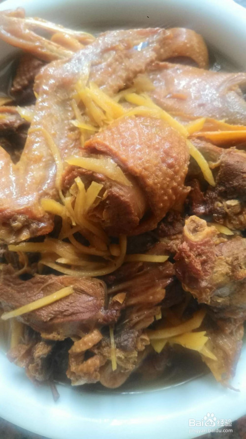 糖汁酱油焖鸭