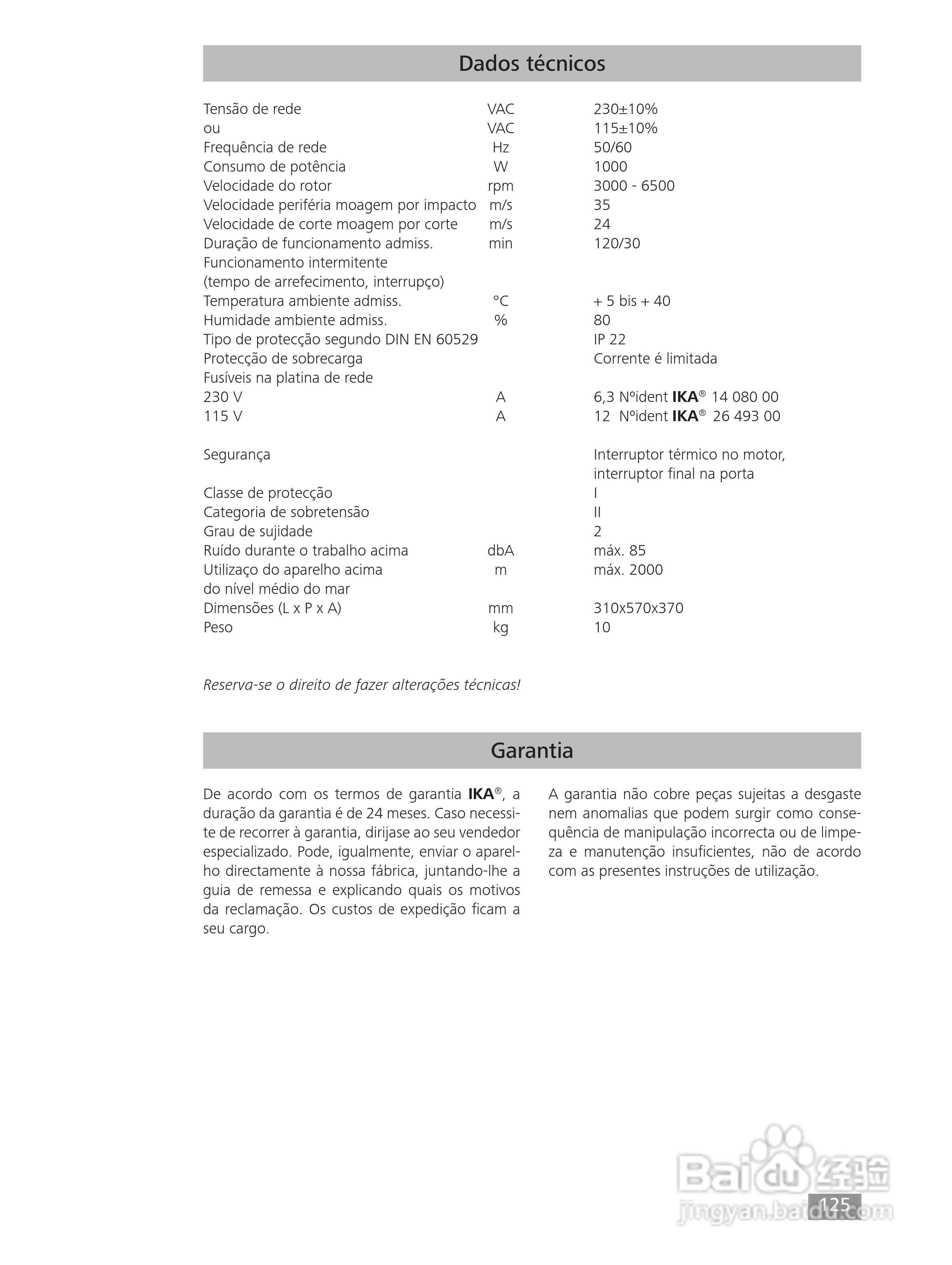 IKA MF10精细研磨机使用说明书:[13]