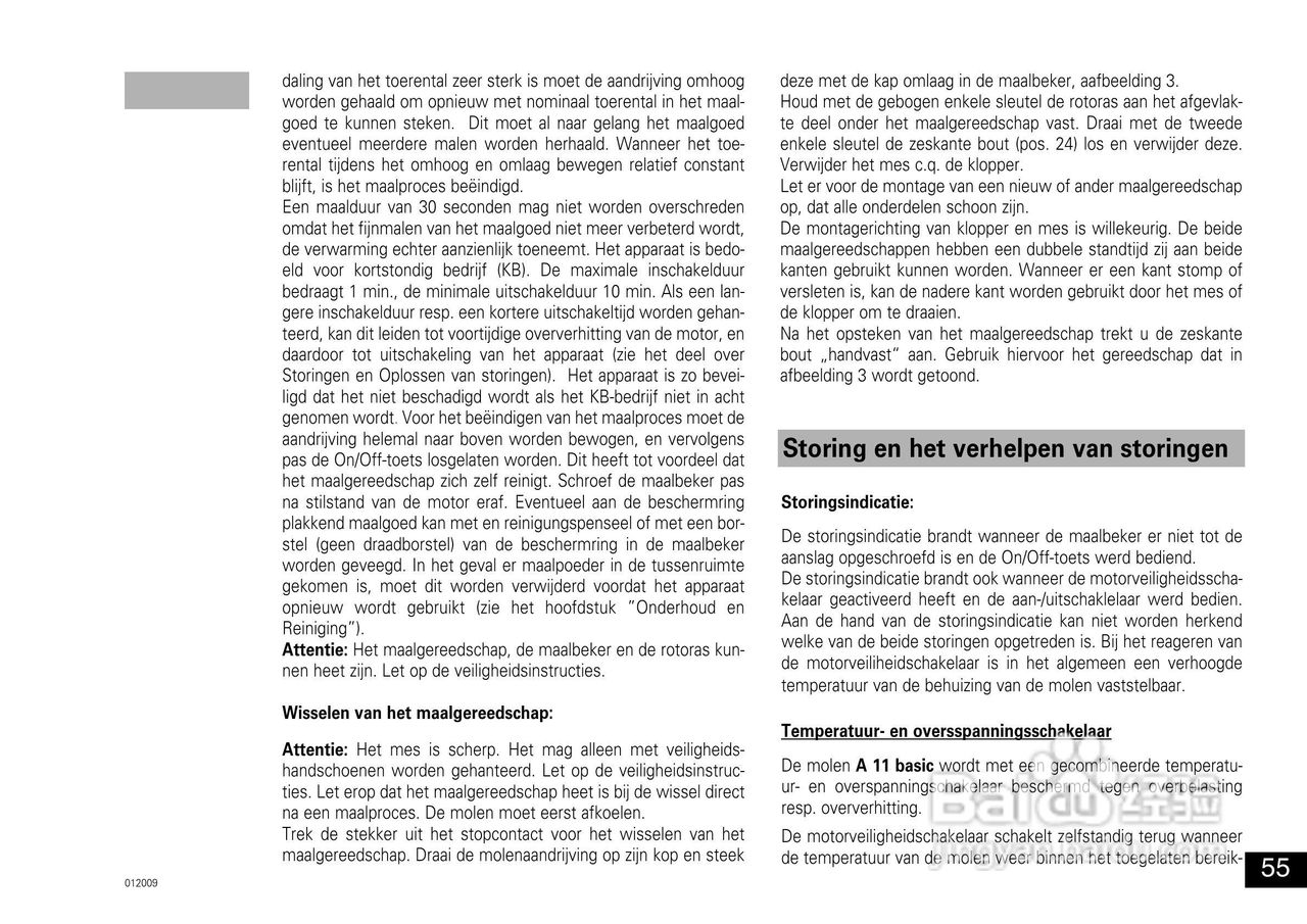 IKA A11分析研磨机使用说明书:[6]