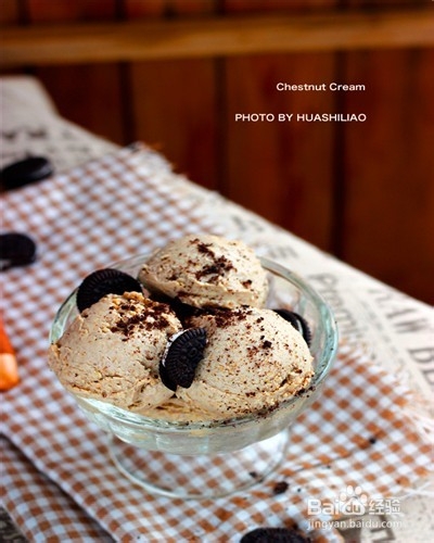 #清凉High一夏#【板栗椰奶冰淇淋】