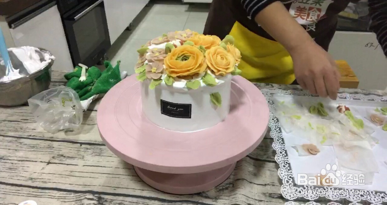 裱花蛋糕的做法