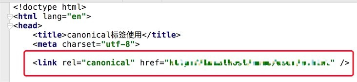 网站怎么增加canonical代码