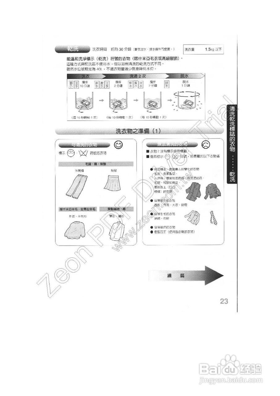 三菱全自动洗衣机AW-US119使用说明书:[3]