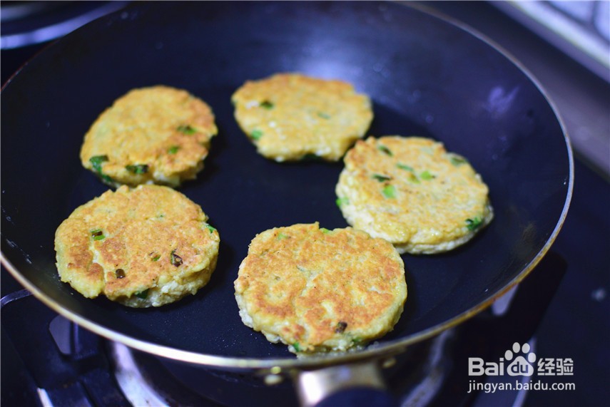 自制鸡蛋豆腐饼