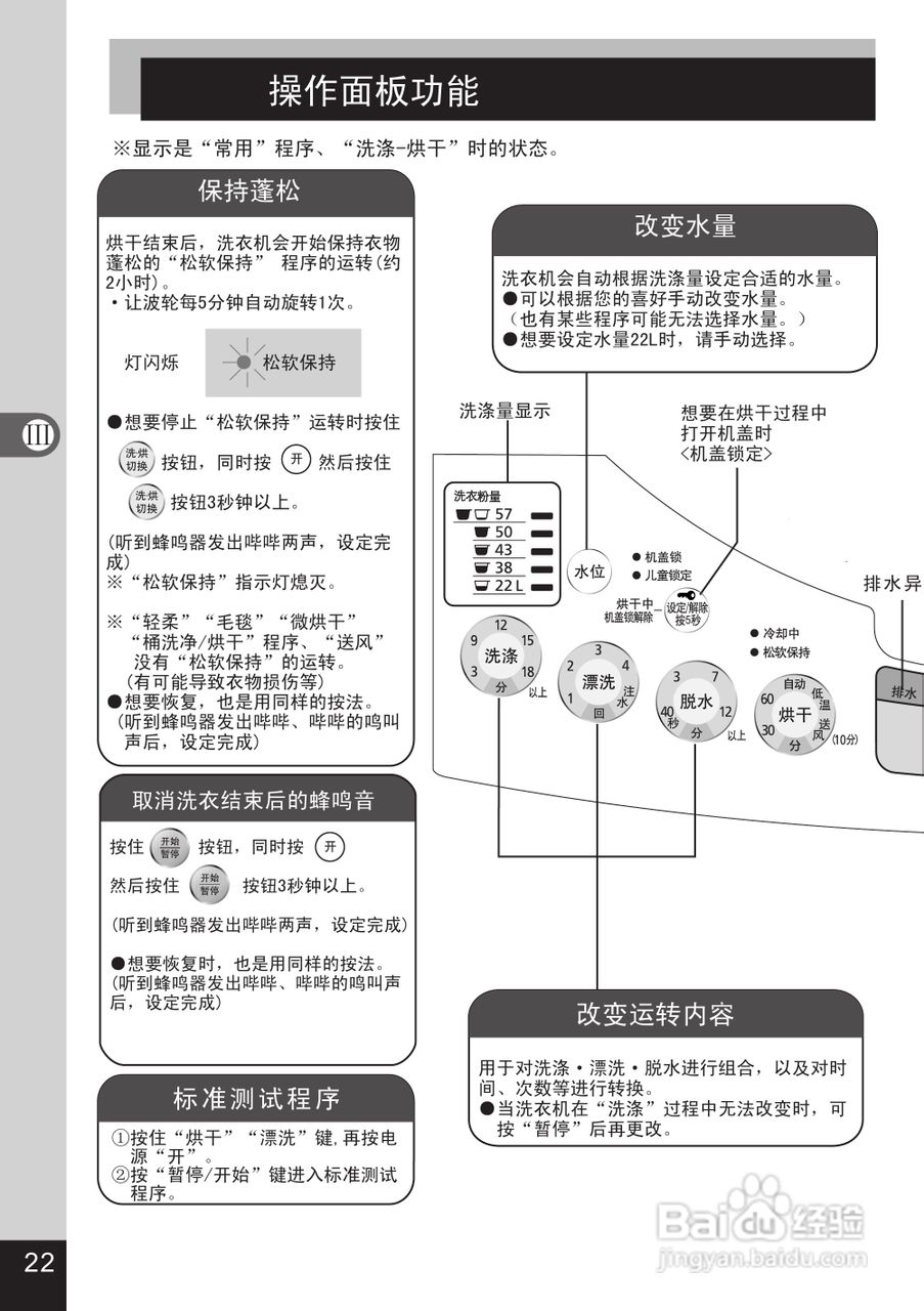 松下XQB80-GD8136洗衣机说明书:[3]