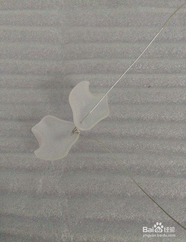 花瓣串珠花朵的diy教程